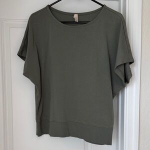 Women's Pact Olive Green Top
